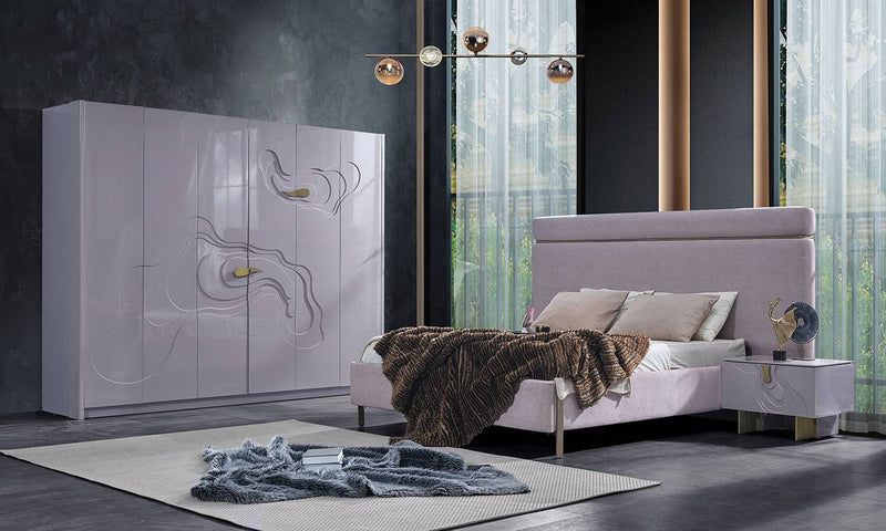 Varese Modern Bazalı Yatak Odası Takımı