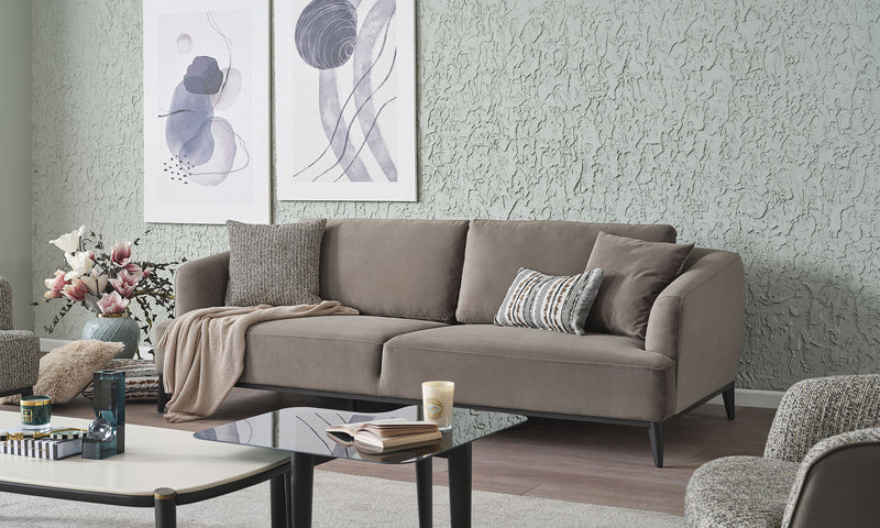 Ottawa Flat Three-Seat Sofa