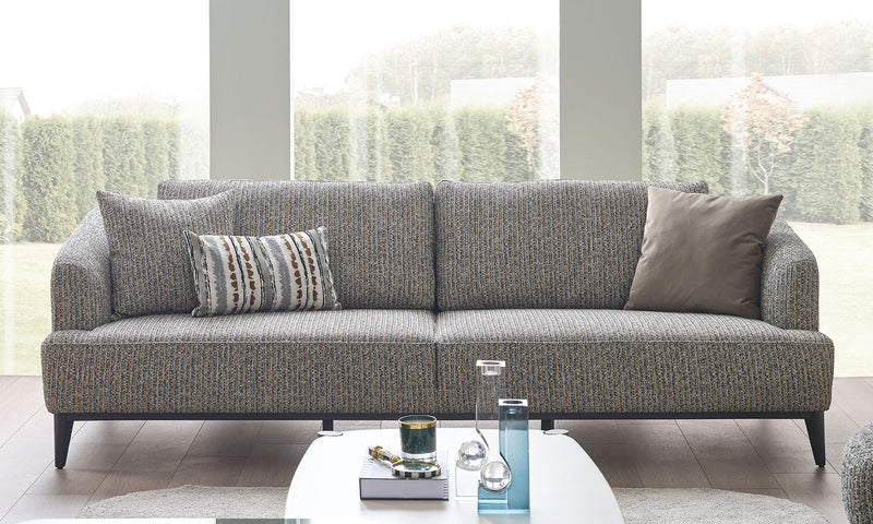 Ottawa Patterned Three-Seat Sofa