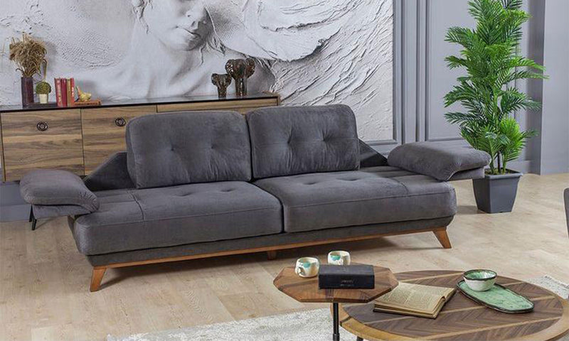 Barella Three Seat Fixed Sofa