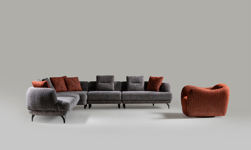 Ella Modern Corner Sofa Set