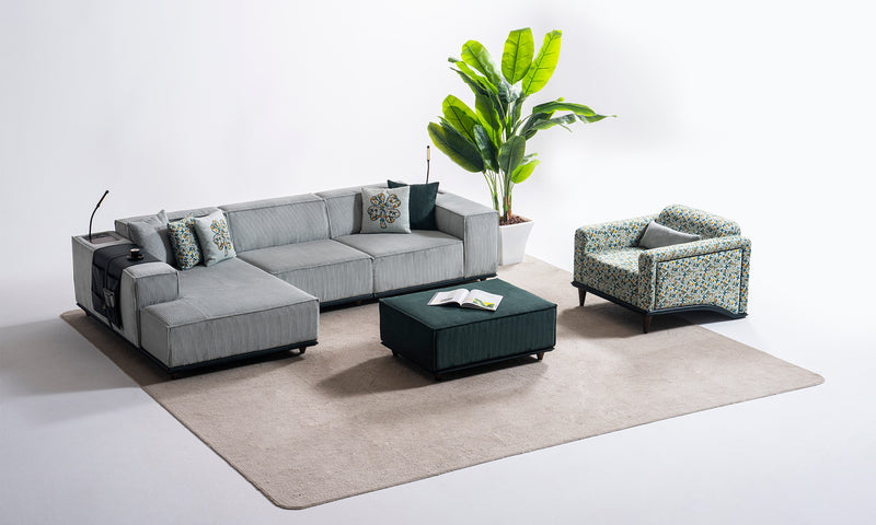 Noya Modern Corner Sofa Set