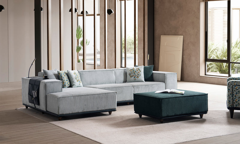 Noya Modern Corner Sofa Set