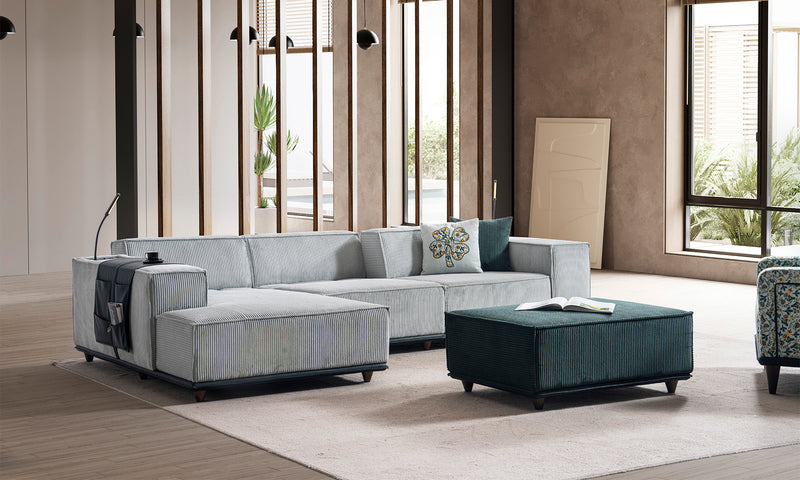 Noya Modern Corner Sofa Set