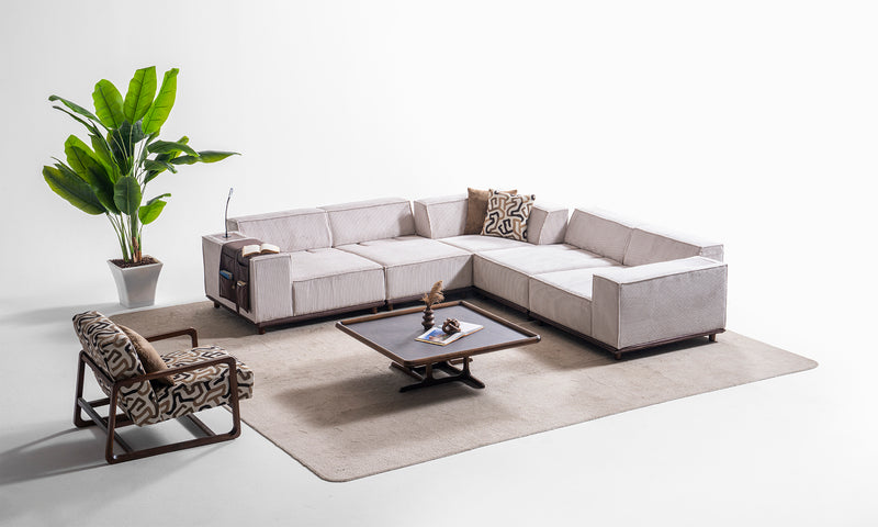 Noya Modern Corner Sofa Set