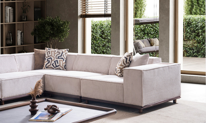 Noya Modern Corner Sofa Set