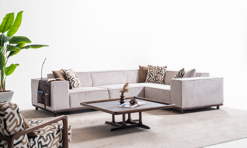 Noya Modern Corner Sofa Set