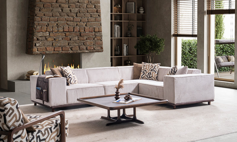 Noya Modern Corner Sofa Set