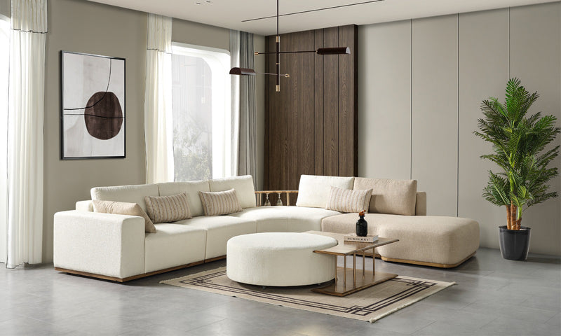 Leva Modern Corner Sofa Set