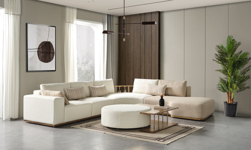 Leva Modern Corner Sofa Set