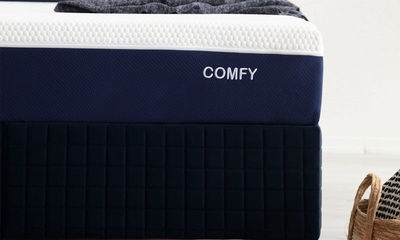 Comfy 90x190 Bed Base Headboard Set