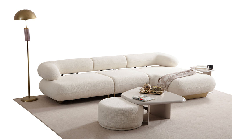 Rachel Modern Corner Sofa Set