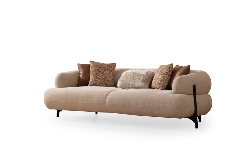 Genoa Three-Piece Flat Sofa