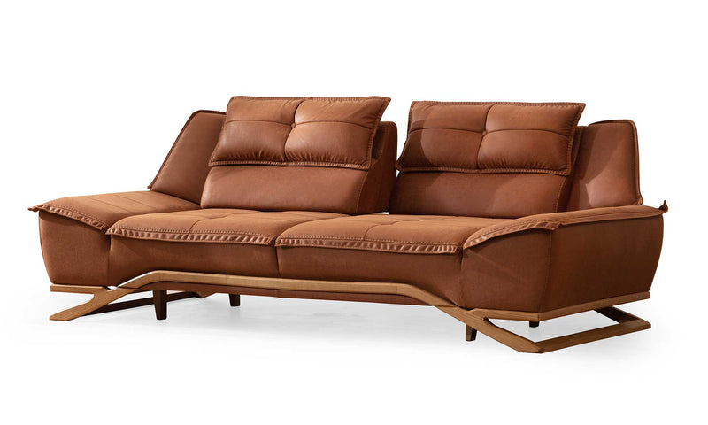 Rachell Three-Seat Sofa (With Backrest)