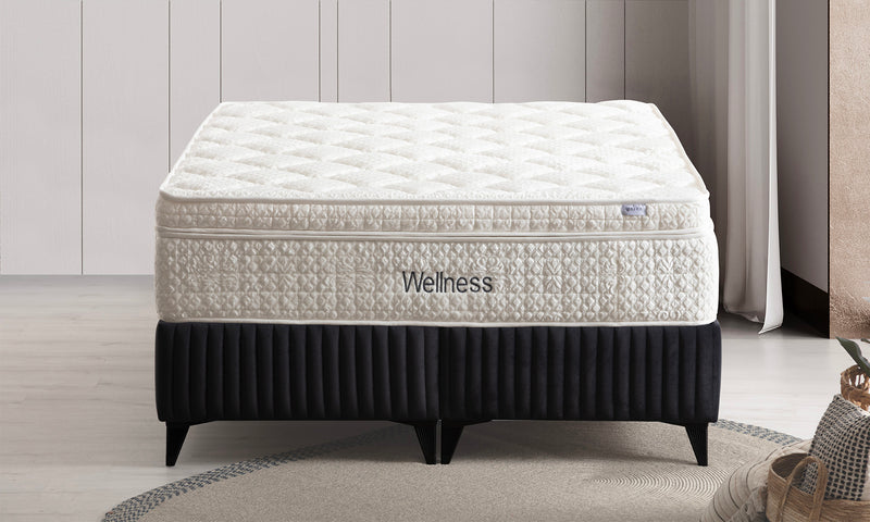 Wellness Bed Base Headboard Set 120x200