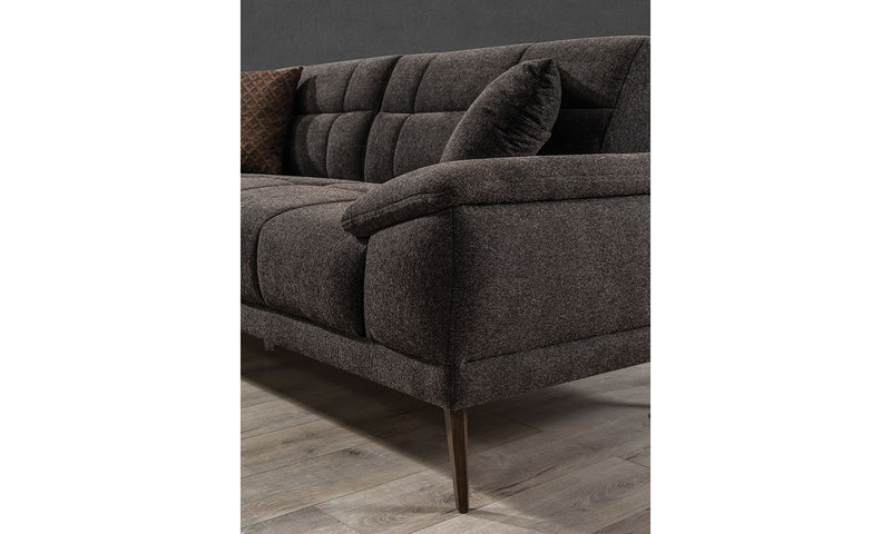 Loren Wooden Leged Three-Piece Sofa