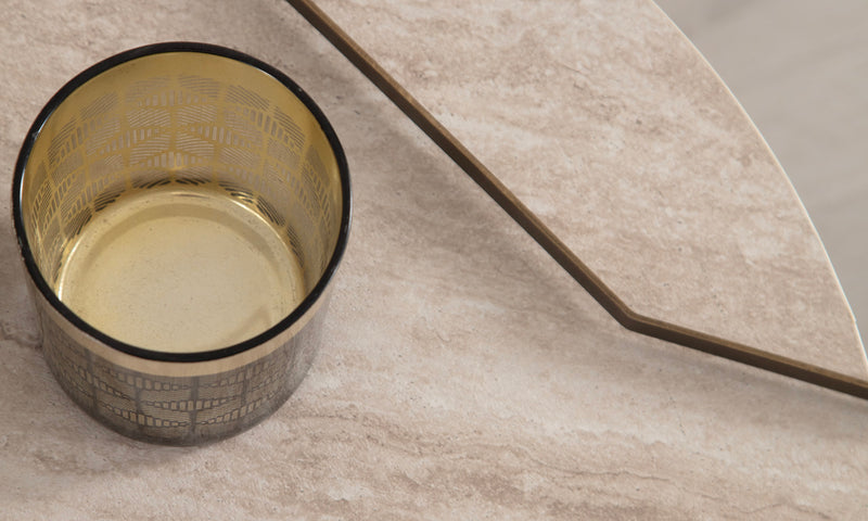 Lara Travertine Coffee Table