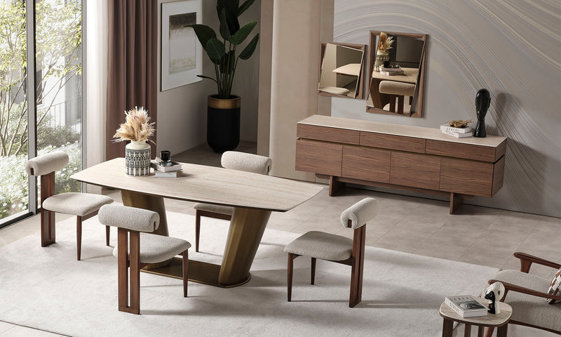 Fluffy Modern Dining Room Set