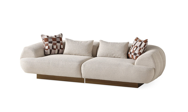 Fluffy Modern Sofa Set