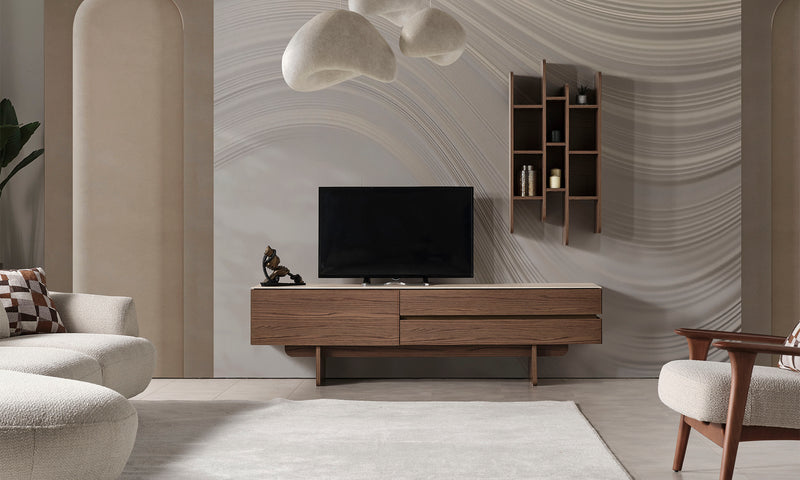 Fluffy Modern TV Unit Set