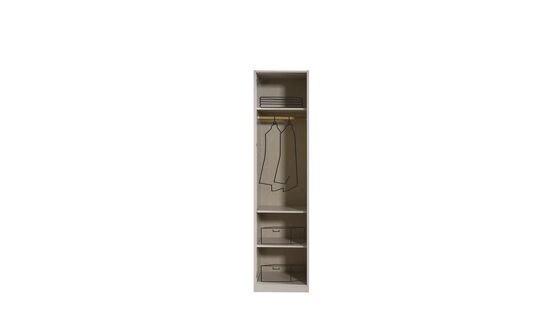 Kepa Single Cabinet with Hangers