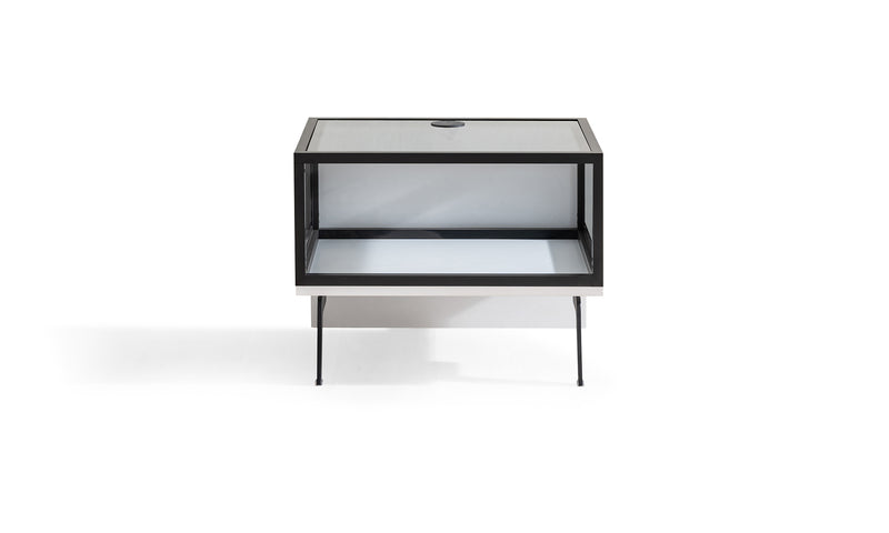 Hest Glass Nightstand