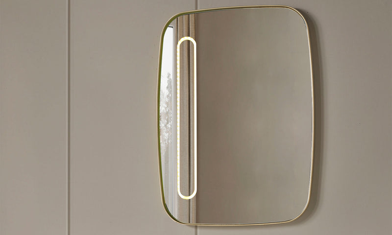 Timber Console Mirror