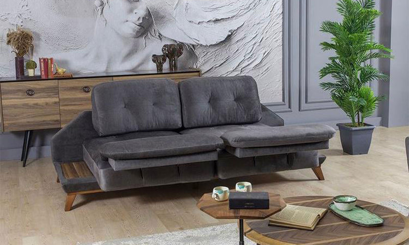 Barella Three Seat Fixed Sofa