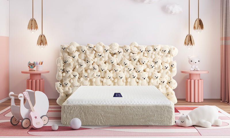 120x200 Bedstead with Teddy Bear