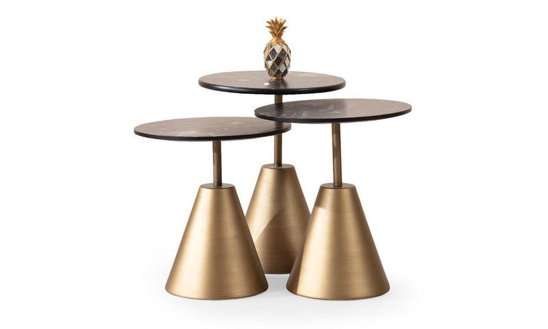 Darkness Zigon Sehpa (Brass Conical)