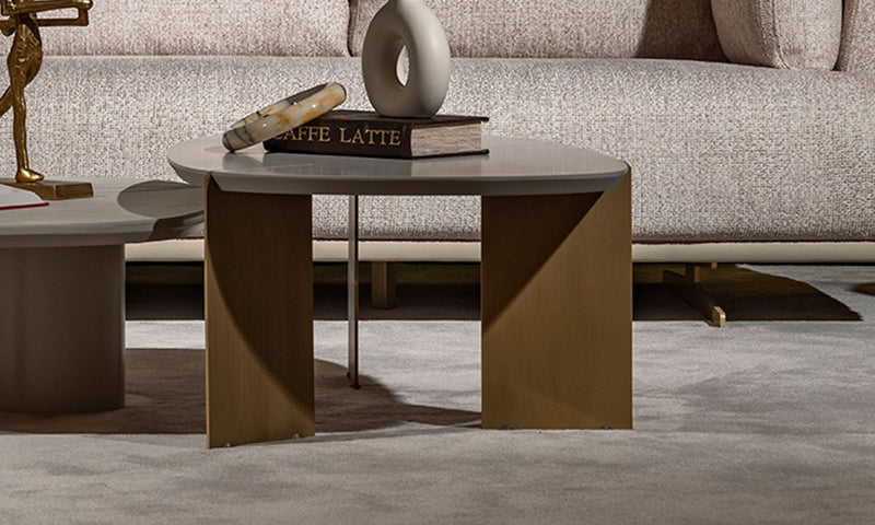 Elmar Coffee Table with Metal Legs