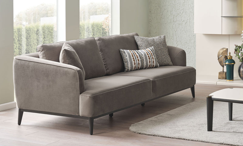 Ottawa Flat Three-Seat Sofa