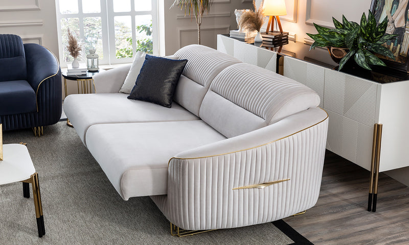 Three-Piece Sofa with Mica Bed