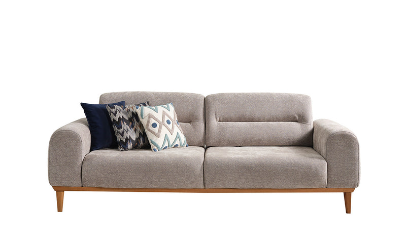 Faro Gray Three-Piece Sofa