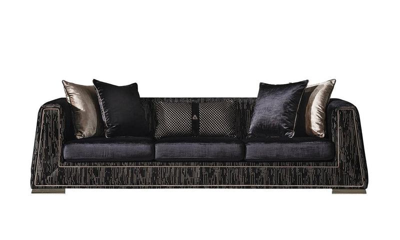 Serene Four-Seat Patterned Sofa