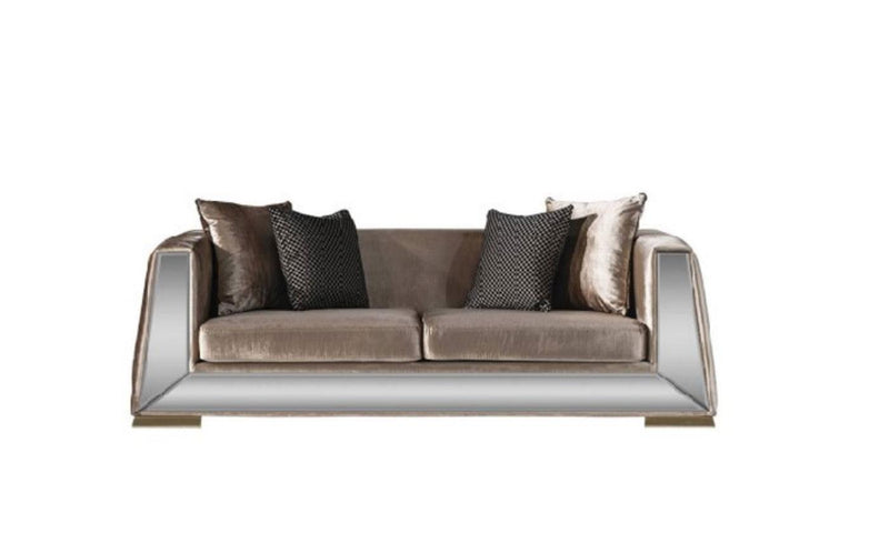 Serene Triple Mirrored Sofa